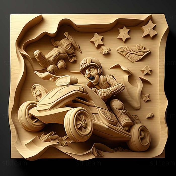 3D model Mario Kart 7 game (STL)